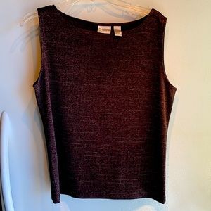 CHICO’S Tank Top Dark Purple
